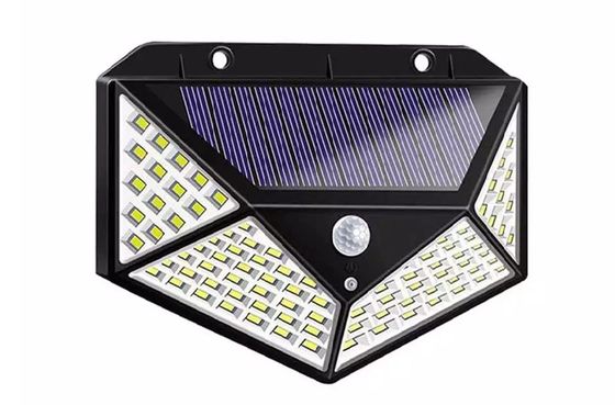 Outdoor Solar Powered LED Light 100LED ABS 1200Mah Lithium 18650 Solar Powered Led Garden Lights
