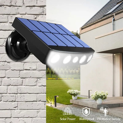 14x11x3cm Solar Powered Waterproof Outdoor Lights IP65 Solar Sensor Light PC+ABS 4pcs LED 4W 5V 300ma
