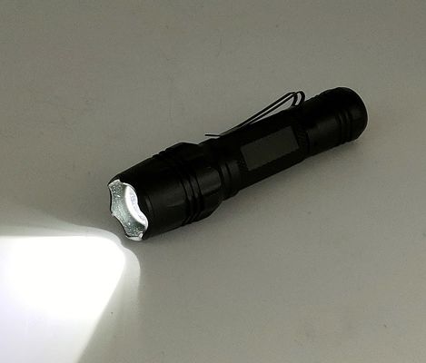 3x11.5cm Aluminium Rechargeable High Power Flashlight Focus Adjustable 1x3W XPE 80lm