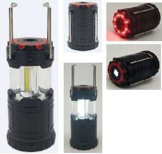 Portable Outdoor 2 In 1 LED Camping Lantern Mini Pop Up LED Lanterns With Flashlight
