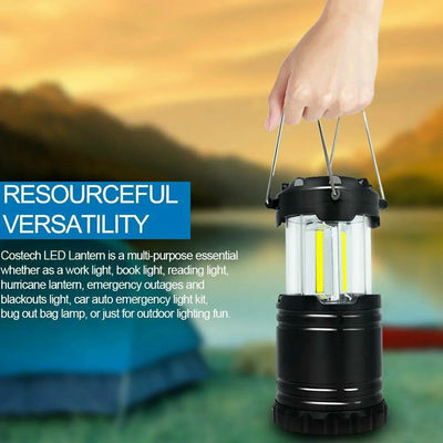 3W 240lm 2 In 1 LED Camping Lantern Mini Pop Up LED Lanterns Camping Lights For Tents Extendable Ultra Bright COB