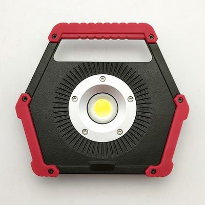 10W Rechargeable COB Waterproof Portable LED Work Light 17.3x3.5x15.6cm ABS Silicone