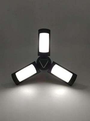 Rechargeable LED Camping Lantern 3 Leaves SMD Panels Flood Beam LED Work Light Foldable Magnet Handheld