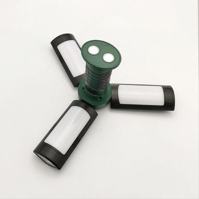 Rechargeable LED Camping Lantern 3 Leaves SMD Panels Flood Beam LED Work Light Foldable Magnet Handheld