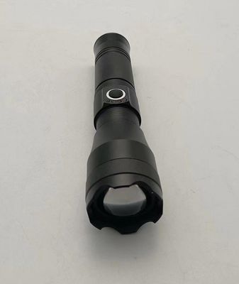 10W LED Flashlight Aluminum P50 18650 Lithium Battery 4.3x16.6(18.4)Cm 800lm Rechargeable LED Flashlight Torch