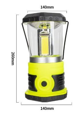1200lm 2 In 1 LED Camping Lantern Outdoor LED Lantern High Powered 3D COB ABS D14xH26cm 740g