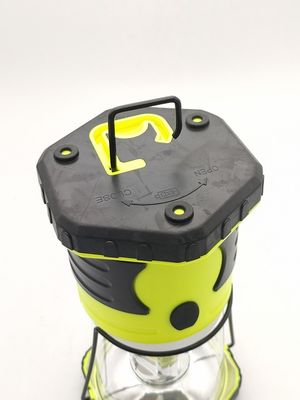 1200lm 2 In 1 LED Camping Lantern Outdoor LED Lantern High Powered 3D COB ABS D14xH26cm 740g