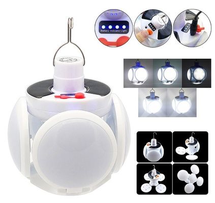 Foldable Hanging Solar Powered LED Light Football Solar Powered LED Lamp 120x120x130mm 300g Plastic