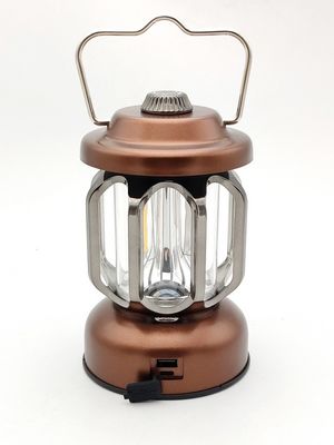 Hanging Rechargeable LED Camping Lights ABS Metal Handle 117x117x175mm