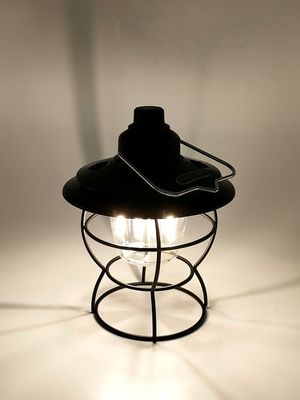 5V 1A LED Portable Retro Camping Lamp With Carrying Handle Garden ABS Handle