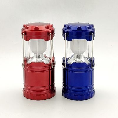Battery Powered 2 In 1 LED Camping Lantern Large COB Pop Up Lantern 8.1x8.1x13.8(18.8)Cm