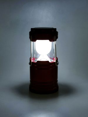 200 Lumens Mini Pop Up Lantern Camping Lights And Lanterns With Top White Light 6.5x6.5x11.5(15.8) Cm 3 X 1W COB