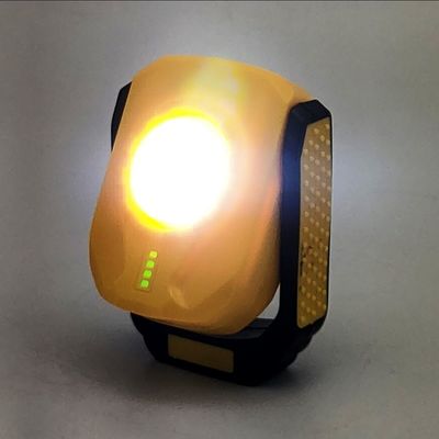 Rechargeable Portable LED Work Lights With Hook 7.3x3.8x9.5cm Yellow OEM Color