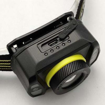 3W Rechargeable LED COB Headlamp With Gesture Wave Sensor LED Focus Adjustable