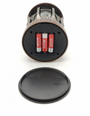 Outdoor Retro 2 In 1 LED Camping Lantern Portable Garden ABS Metal Handle