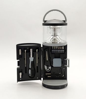 9.7x9.3x24.5cm LED COB Lantern 6pcs White 4pcs Emergency Light Flashing Red