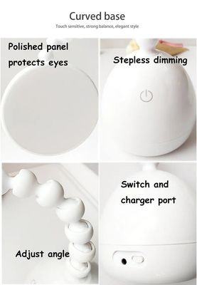 Nursery Battery Operated Night Light LED Flexible Table Lamp 3W COB 3W SMD 4xAAA 10x10x38.5cm