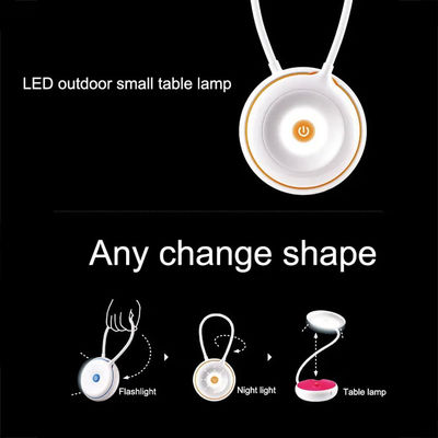23x11.5x4.5cm Battery Operated Table Lamp 3 In 1 Free Twisted Tube Baby Night Light Touch Sensor Switch Unfolded