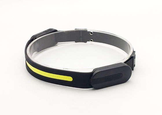 Bluetooth COB LED Headlamp 25x3x1.5cm 106G Silicone ABS Lithium 102540 1200MAh