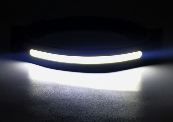 Bluetooth COB LED Headlamp 25x3x1.5cm 106G Silicone ABS Lithium 102540 1200MAh