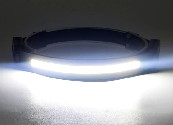 Bluetooth COB LED Headlamp 25x3x1.5cm 106G Silicone ABS Lithium 102540 1200MAh