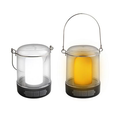 112x95x128mm Small Camping Lantern Plastic Outdoor Candle Lanterns 200g 33pcs SMD2835 LEDs Pure White