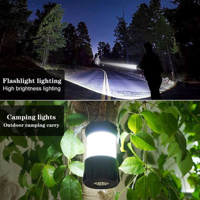 Mini 2 In 1 LED Camping Lantern 65x118mm Rechargeable Camping Lights