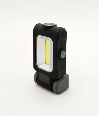 Mini Portable LED Work Lights Battery Operated ABS Black With Rubber Painting 3W COB