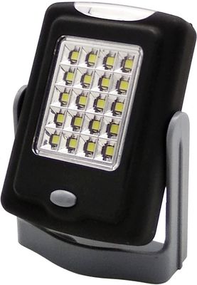 Mini Hand Held Led Work Light 10x6.9x3.5cm ABS 69g Black With Rubber Painting