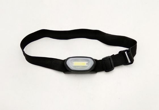 Silicone Rechargeable COB LED Headlamp Black 1x2W 2XAAA