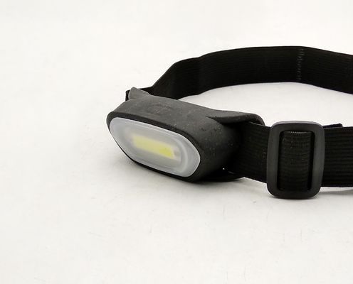 Silicone Rechargeable COB LED Headlamp Black 1x2W 2XAAA