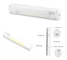 3.5x2.5x18.8cm Wireless Motion Sensor Closet Light Wireless Strip Light ABS AS Plastic