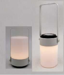 Metal Portable LED Lantern 10.5X8.5X19.5cm Iron Metal PP 1x1W LED Warm White