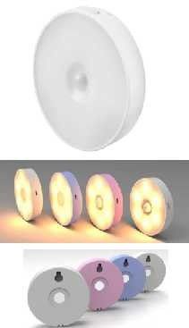 Rechargeable Cabinet Sensor Light 80x80x20mm 8pcs Smd2835 LED 26 Lumens LED Closet Light Motion Activated