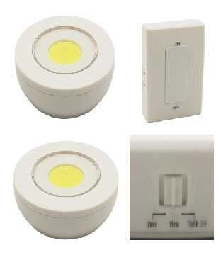 9.9X3.3cm Cabinet Sensor Light LED Wardrobe Light Wireless RF Remote Control LED Lights
