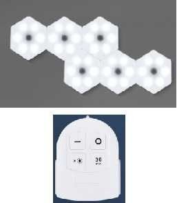 6x2x8.3cm Cabinet Sensor Light Infrared Remote Controller DIY LED Touch Sensitive Night Light With Remote SMD2835 40lm
