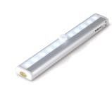 10 LED 4AAA Wireless Motion Sensor LED Light Strip Motion Sensor Under Cupboard Lights