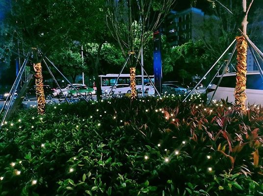 Solar Powered Outdoor Lights 2V 80mA Swaying Solar Garden Firefly Lights  Firefly Lights With