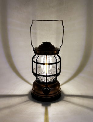 COB Classical 2 In 1 LED Camping Lantern 3.7v-4.2v Electric Camping Lantern
