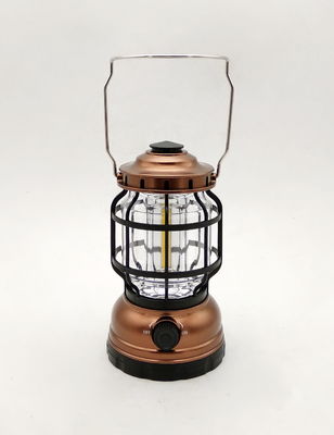 COB Classical 2 In 1 LED Camping Lantern 3.7v-4.2v Electric Camping Lantern