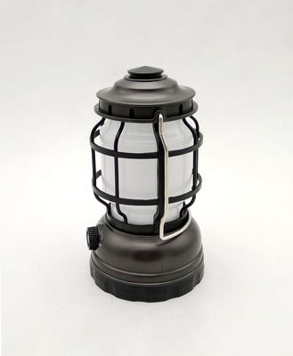 10.5x10.5x18.3cm LED Emergency Lantern With Metal Handle ABS PS Plastic Metal
