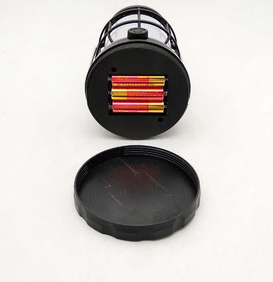 10.5x10.5x18.3cm LED Emergency Lantern With Metal Handle ABS PS Plastic Metal