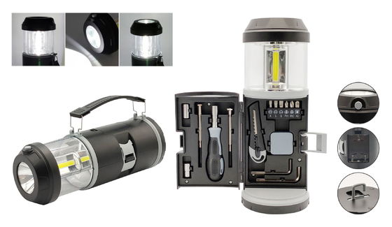 9.7X26.1cm LED COB Lantern Black Injection 1pc 3W COB LED Spot Light
