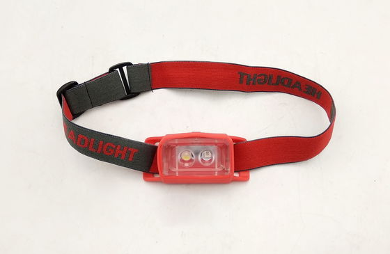 SMD COB LED Headlamp Silicone Headlamp Red 2xLED 45lm 6M 3AAA LED Light Source