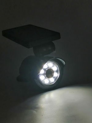 180lm Solar LED Outdoor Lights Silicon Detection Scope 100 Degree
