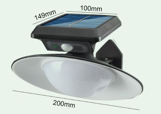 Waterproof Solar LED Fence Lights Lithium Battery Powered Outdoor Lighting With Remote