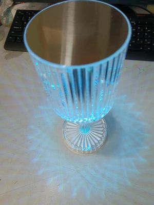 Gatsby Cylinder Table Lamp With Remote Control LED Rechargeable Light 16 RGB 30Lumen