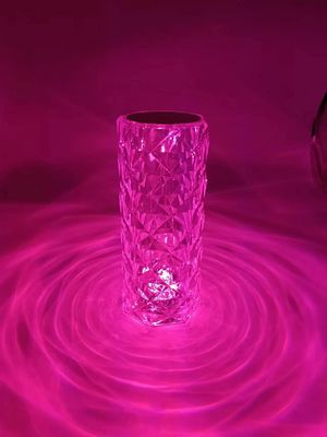 Rose RGB Battery Operated Baby Table Lamp 3.7V 1200mA With Remote Control