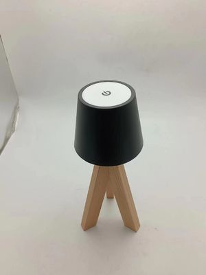 Rechargeable Wooden Base Battery Operated Night Light For Nursery 200lm