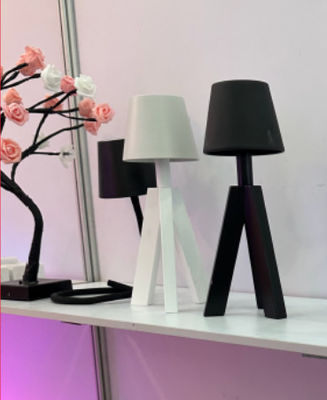 Rechargeable Wooden Base Battery Operated Night Light For Nursery 200lm